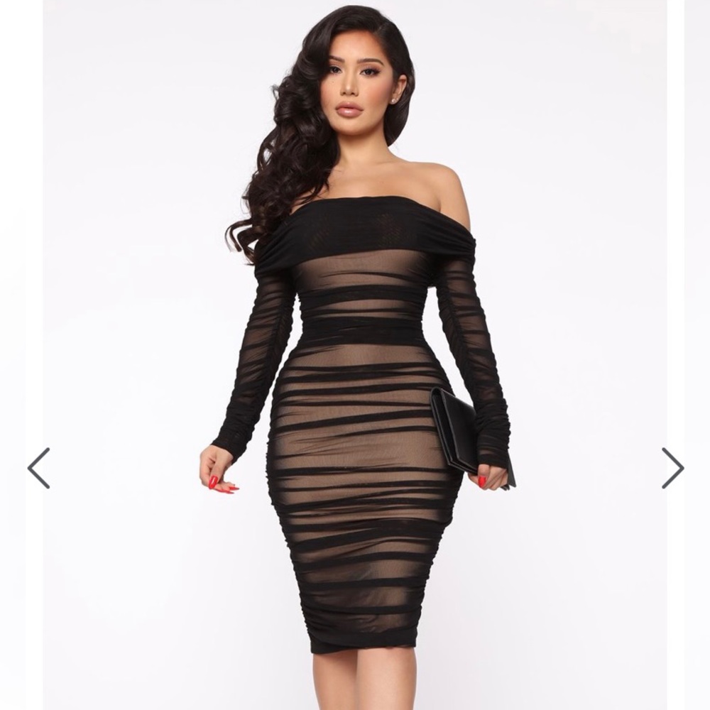FN rouched dress